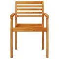 Chaises de jardin lot de 4 59x55x85 bois massif d'acacia
