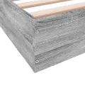 Cadre de lit sonoma gris 75x190 cm bois d'ingénierie
