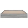 Cadre de lit sonoma gris 100x200 cm bois d'ingénierie