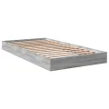 Cadre de lit sonoma gris 100x200 cm bois d'ingénierie