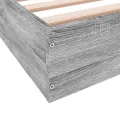 Cadre de lit sonoma gris 100x200 cm bois d'ingénierie