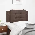Coussin de tête de lit marron 100 cm similicuir