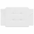 Coussin de tête de lit blanc 80 cm similicuir