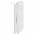 Coussin de tête de lit blanc 80 cm similicuir