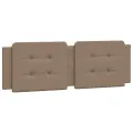 Coussin de tête de lit cappuccino 160 cm similicuir