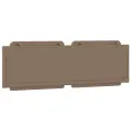 Coussin de tête de lit cappuccino 160 cm similicuir