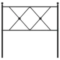 Tête de lit métal noir 90 cm