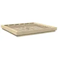 Cadre de lit chêne sonoma 200x200 cm bois d'ingénierie