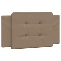 Coussin de tête de lit cappuccino 100 cm similicuir