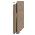 Coussin de tête de lit cappuccino 100 cm similicuir