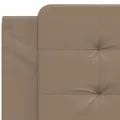 Coussin de tête de lit cappuccino 100 cm similicuir