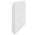 Coussin de tête de lit blanc 120 cm similicuir