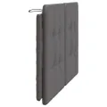 Coussin de tête de lit gris 120 cm similicuir