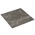 Planche de plancher PVC autoadhésif 5,11 m² Noir Marbre