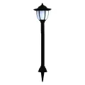 Lampe solaire à LED d'extérieur 3 pcs Noir