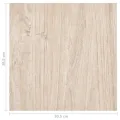 Planches de plancher autoadhésives 55 pcs PVC 5,11 m² Marron