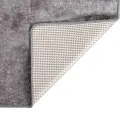 Tapis lavable antidérapant 80x300 cm Gris
