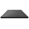 Carreaux de protection antichoc 24pcs Caoutchouc 50x50x3cm Noir
