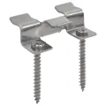 Clip de fixation de terrasse 100pcs et 200 vis Acier inoxydable