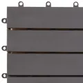Carreaux de terrasse 10pcs Délavage gris 30x30 cm Acacia solide