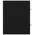 Armoire d'évier Noir 100x38,5x48 cm Bois d’ingénierie