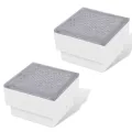 Lampes enterrées à LED 2 pcs 100x100x68 mm