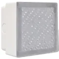 Lampes enterrées à LED 2 pcs 100x100x68 mm