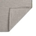 Tapis à tissage plat d'extérieur 160x230 cm Taupe