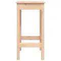 Chaises de bar lot de 2 40x40x78 cm bois de pin solide
