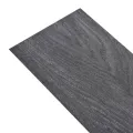 Planches de plancher PVC autoadhésif 2,51 m² 2 mm Noir et blanc