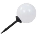 Lampe LED sphérique solaire d'extérieur 2 pcs 30 cm RVB