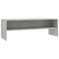 Meuble TV Gris béton 120 x 40 x 40 cm Aggloméré