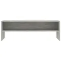 Meuble TV Gris béton 120 x 40 x 40 cm Aggloméré