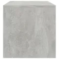 Meuble TV Gris béton 120 x 40 x 40 cm Aggloméré