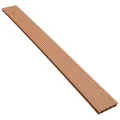 Panneaux de terrasse WPC avec accessoires 10 m² 4 m Marron