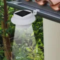 Lampes solaire à LED d'extérieur pour clôture 12 pcs Blanc