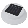 Lampes solaire à LED d'extérieur pour clôture 12 pcs Blanc
