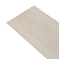 Planche de plancher PVC autoadhésif 5,02 m² 2 mm Blanc chêne