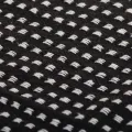 Couverture coton à carreaux 160x210 cm Noir