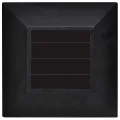 Ensemble de 12 lampes LED solaires avec piquet 8,6x8,6x38 cm
