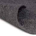 Tapis fait à la main Jute Rond 210 cm Gris foncé