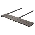 Panneaux de terrasse creux WPC 15 m² 4 m Marron foncé
