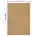 Tapis rectangulaire Naturel 120x180 cm Jute