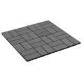 Carreaux de terrasse 22 pcs 30 x 30 cm 2 m² WPC Gris