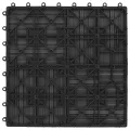 Carreaux de terrasse 22 pcs 30 x 30 cm 2 m² WPC Gris