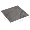 Planches de plancher autoadhésives 20 pcs PVC 1,86m² Motif noir