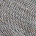 Tapis à tissage plat d'extérieur 160x230 cm Marron et bleu