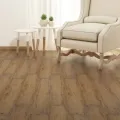 Planche de plancher PVC autoadhésif 5,02 m² 2 mm Marron noyer