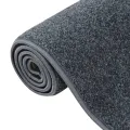 Tapis à poils courts 140x200 cm Anthracite