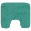 Jeu de tapis de salle de bain 3 pcs Tissu Turquoise